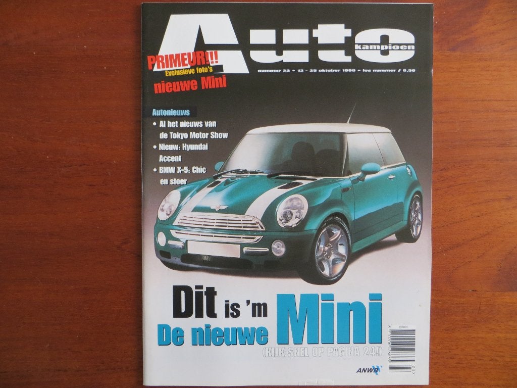 Autokampioen 23 1999 Mini, BMW X5, Hyundai Accent, Saxo, Ophalen of Verzenden, Nieuw, BMW