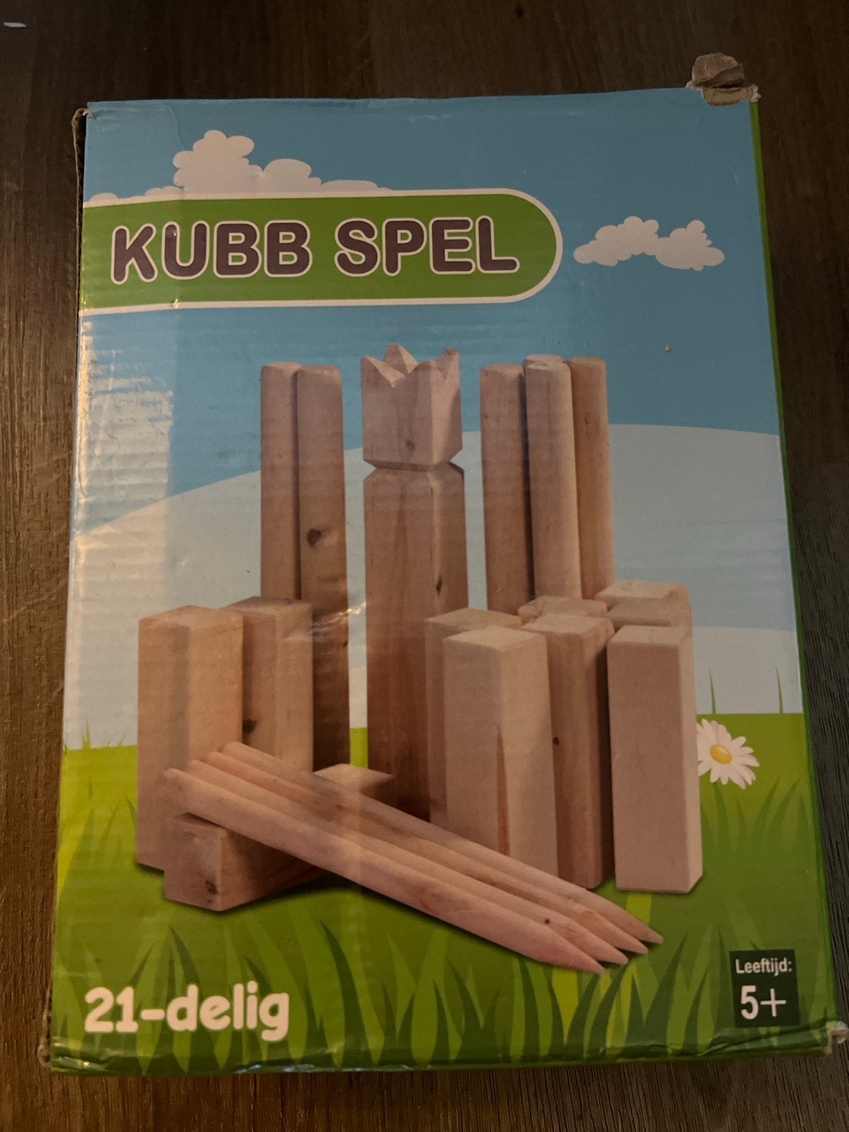 Kubb Spel, Ophalen of Verzenden, Gebruikt, Jongen of Meisje