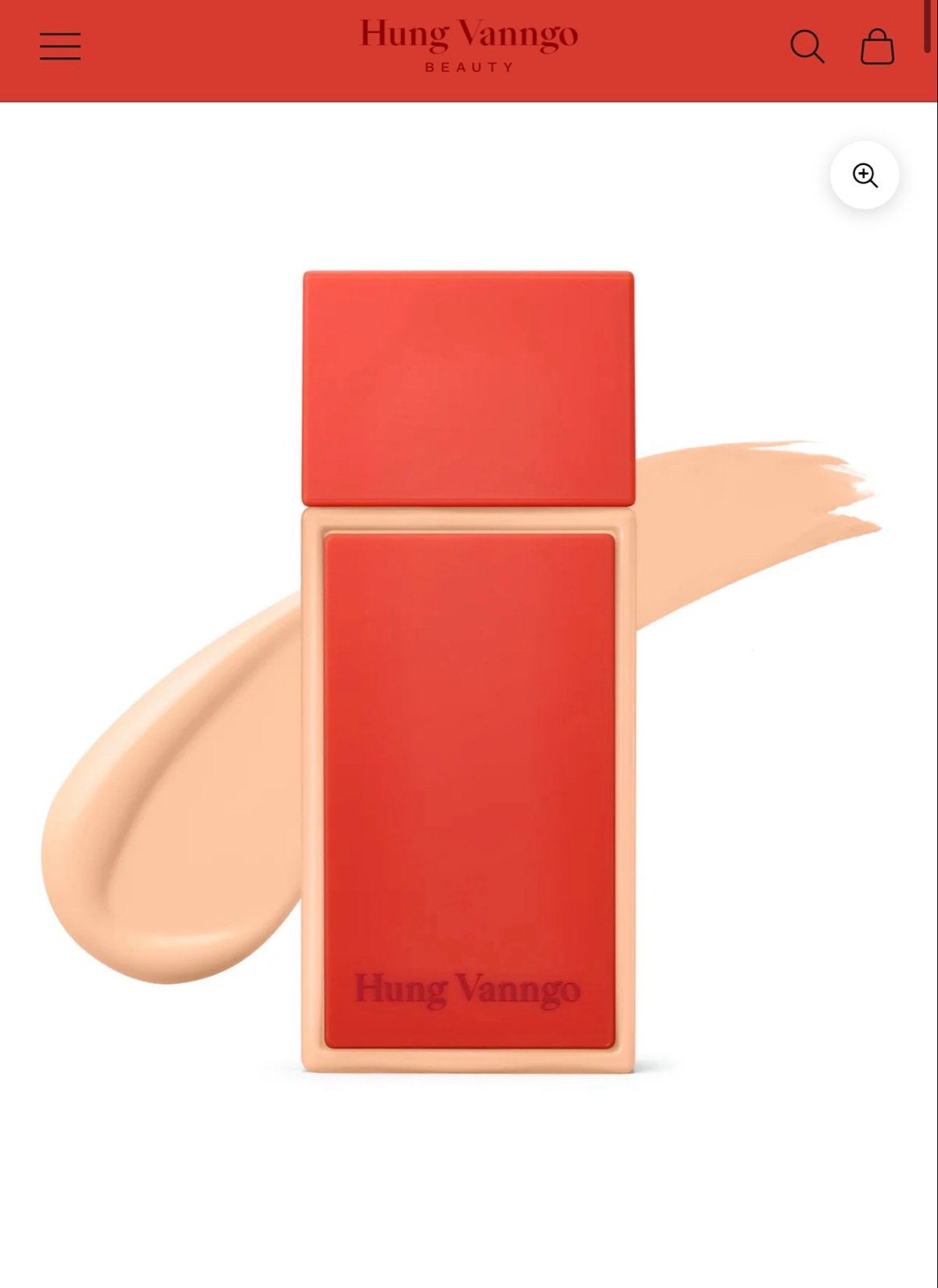 Hung Vanngo Red Carpet Skin Luminous Foundation - 3 kleuren, Overige kleuren, Gehele gezicht, Nieuw, Ophalen of Verzenden
