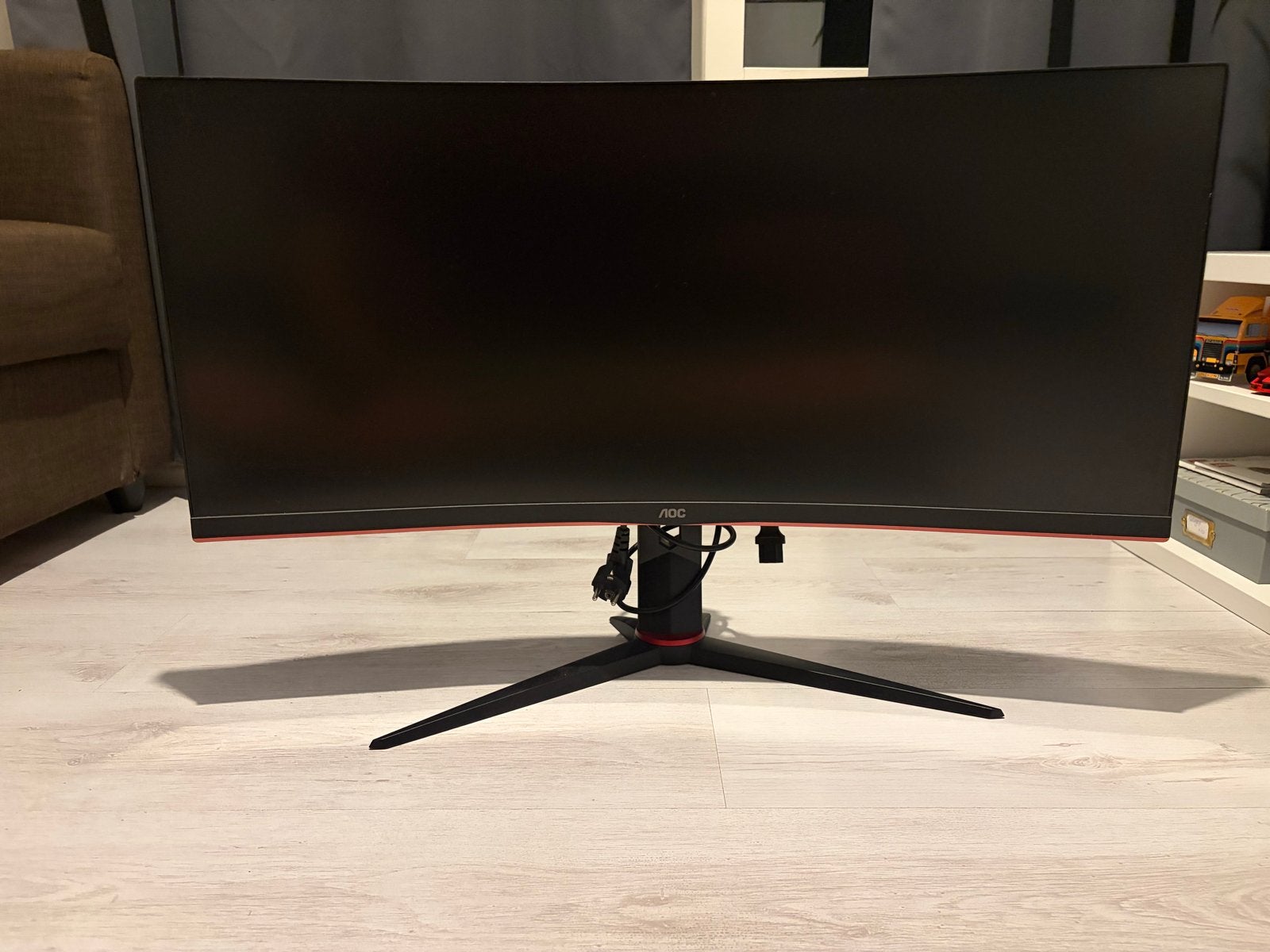 AOC CU34G2XP/BK 34 inch curved gaming monitor, Computers en Software, Curved, Minder dan 1 ms, Zo goed als nieuw, Overige resoluties