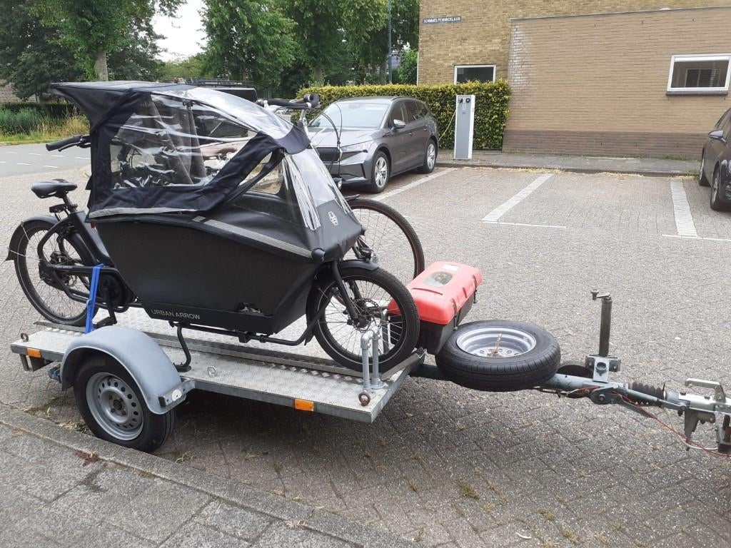 Bakfietsaanhanger te huur!, Ophalen, Zo goed als nieuw