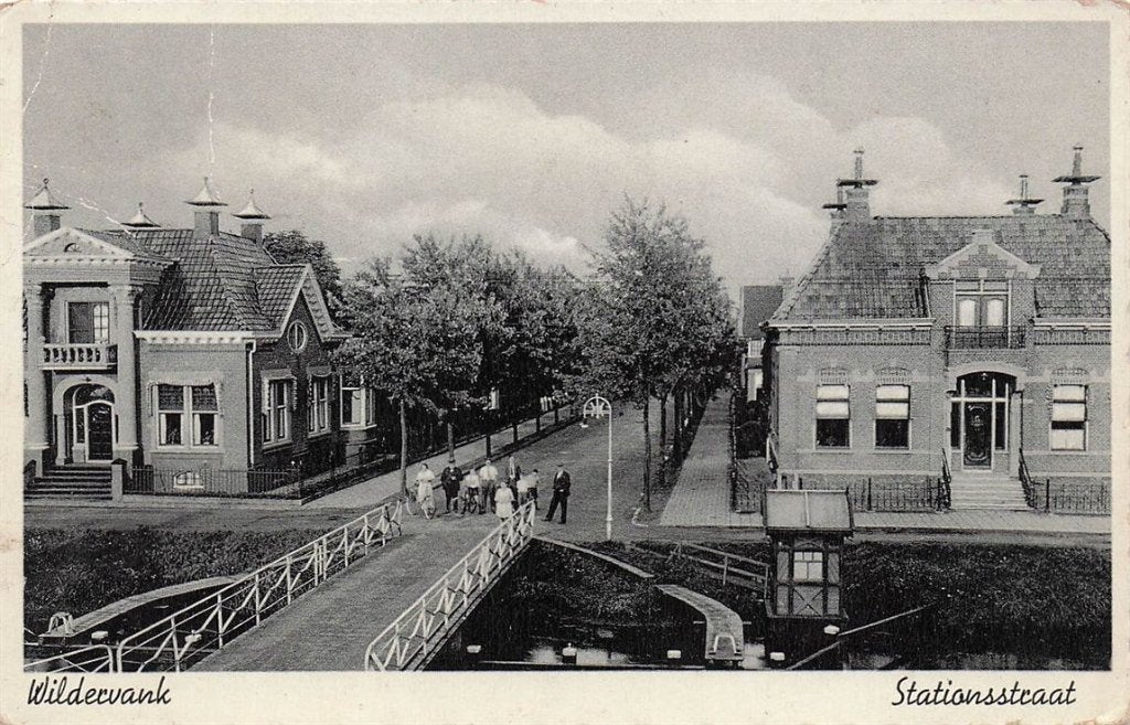 702-428-005 Wildervank Stationsstraat, Verzamelen, Ophalen of Verzenden, Voor 1920, Groningen