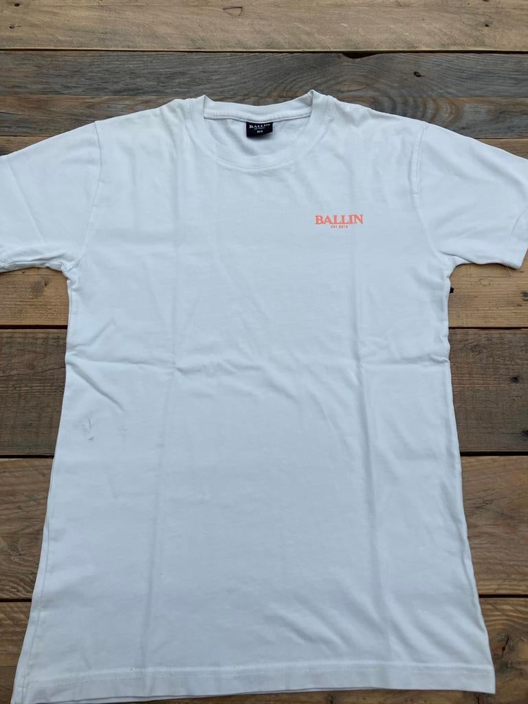 Ballin T-shirt wit maat 164, Kinderen en Baby's, Kinderkleding | Maat 164, Ophalen of Verzenden, Gebruikt, Jongen of Meisje, Shirt of Longsleeve