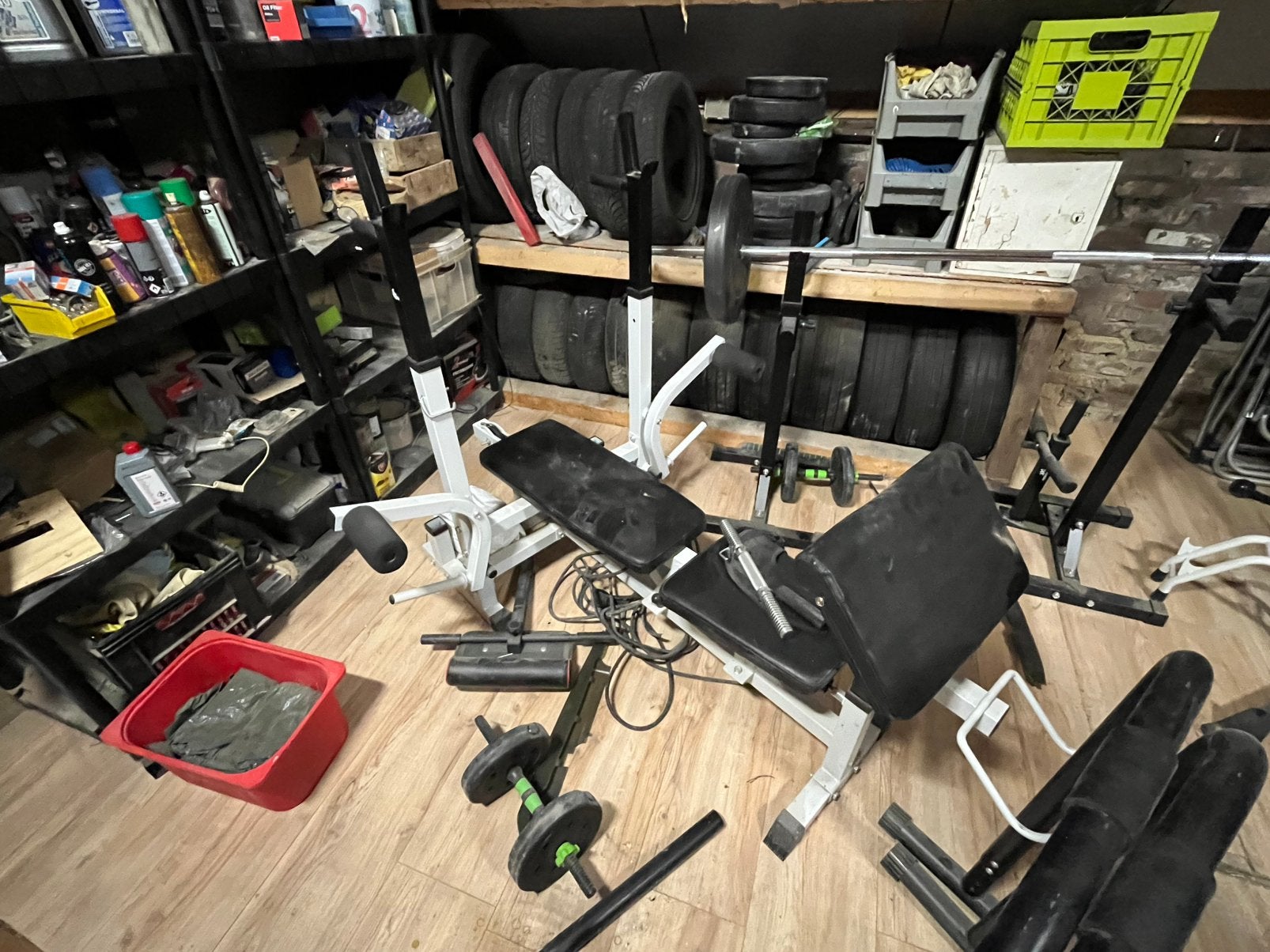 Bench press machine, Sport en Fitness, Fitnessmaterialen, Ophalen of Verzenden, Zo goed als nieuw, Fitnessbank