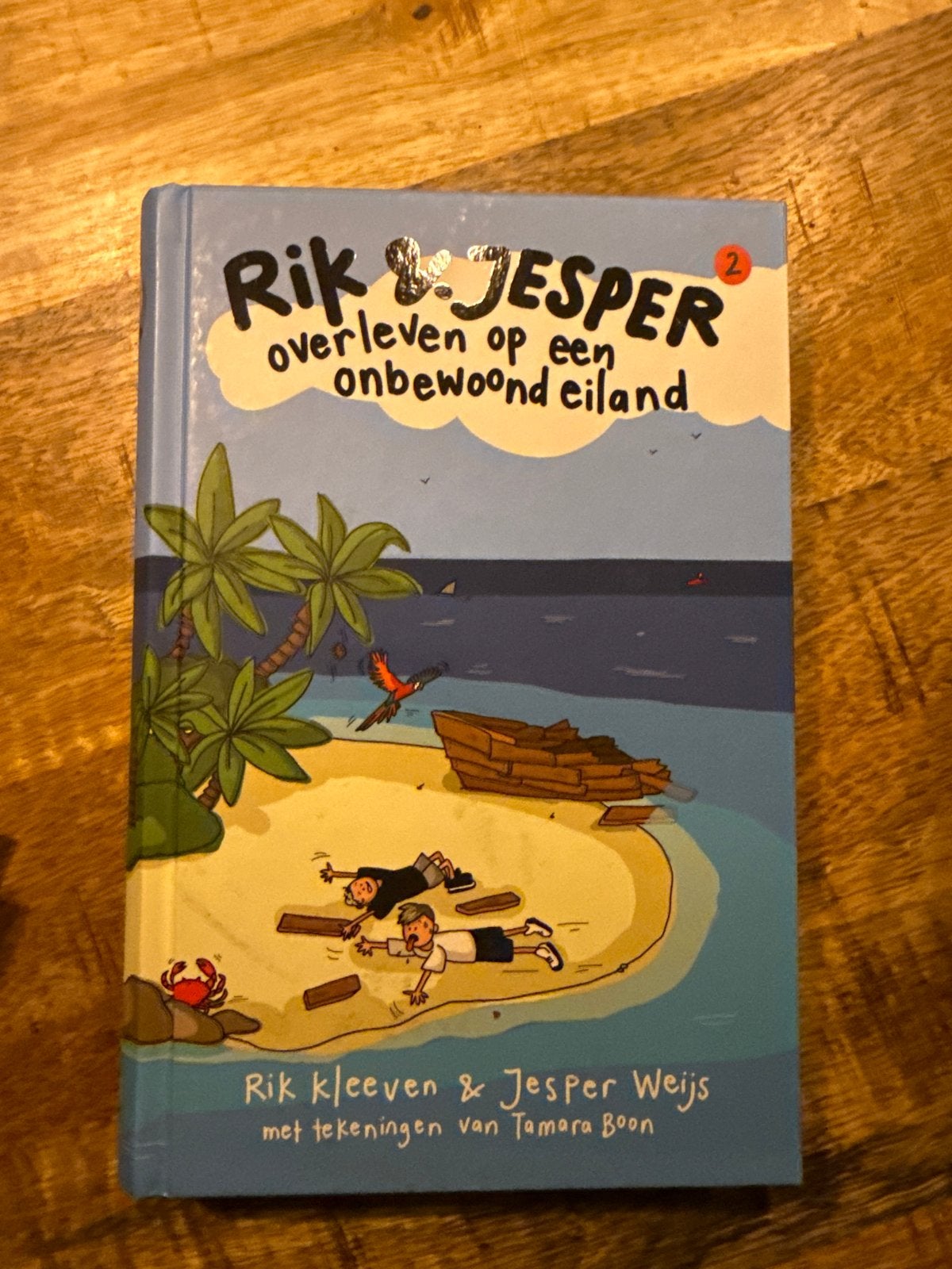 Rik & Jesper: Overleven op een onbewoond eiland, Ophalen of Verzenden, Gelezen, Fictie