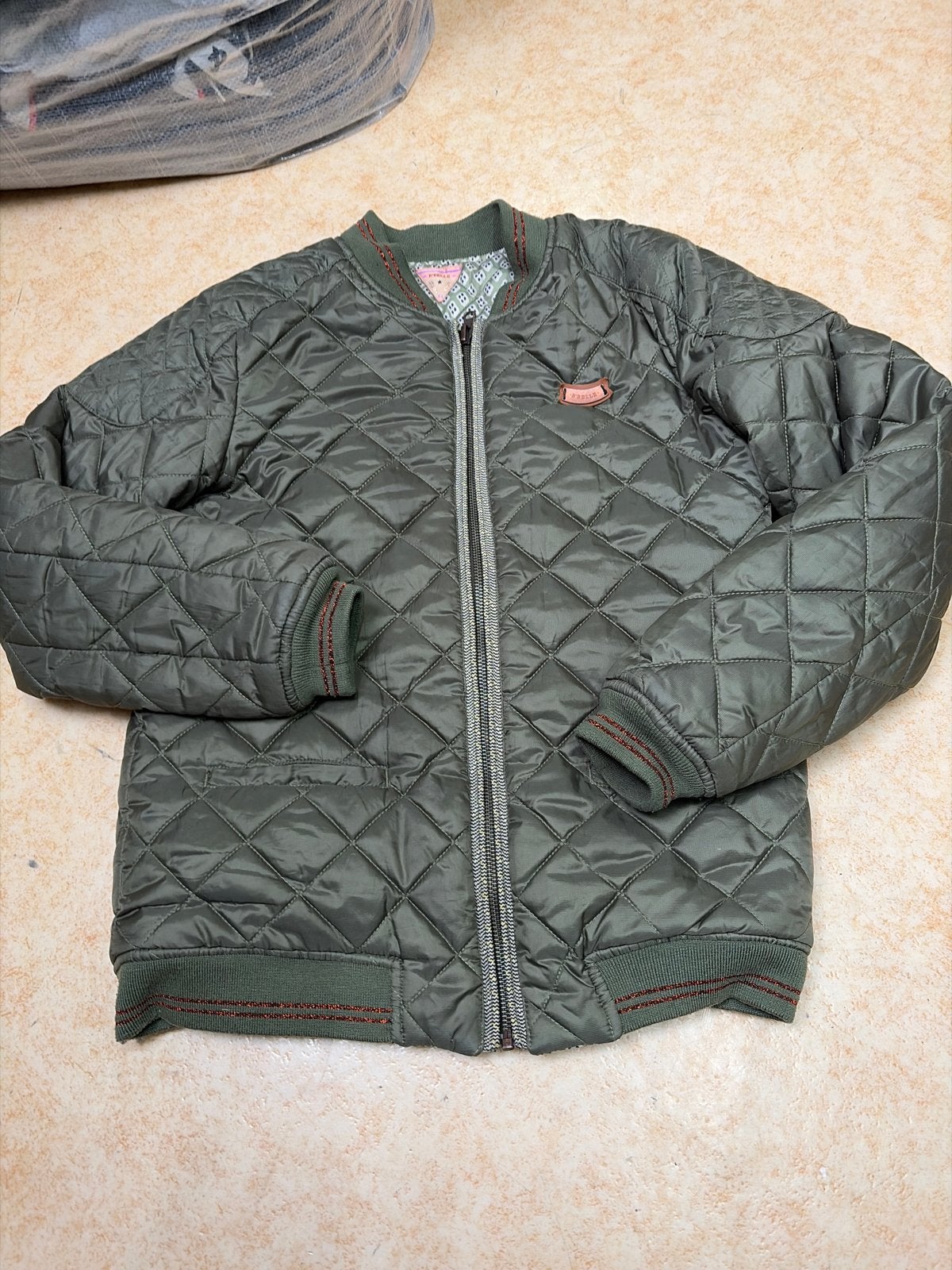 Stijlvolle bomber jack-., Ophalen of Verzenden, Zo goed als nieuw, Maat 34 (XS) of kleiner, Groen