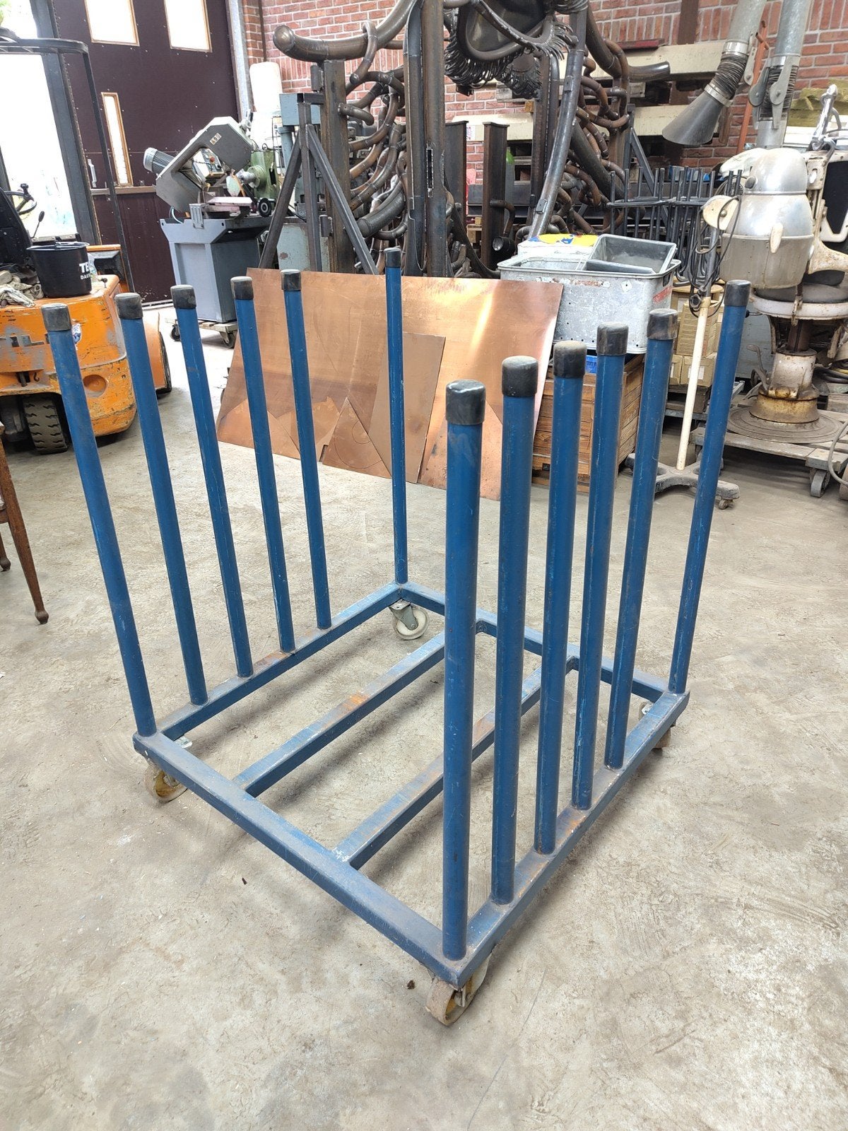 platenrek op wielen materiaalkar platenkar, Doe-het-zelf en Verbouw, 100 liter of meer, Ophalen, Transportkar