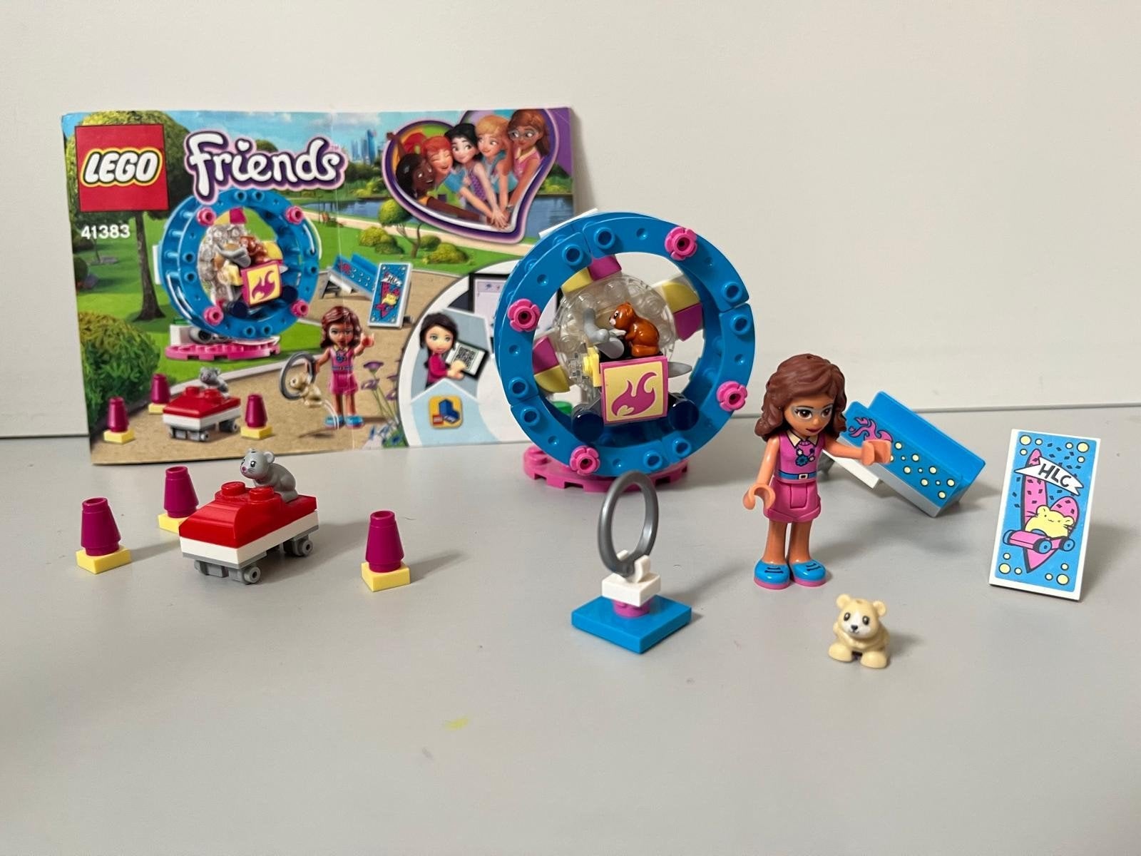 Lego friends 41383 Olivia's hamster speelplaats, Ophalen of Verzenden, Zo goed als nieuw