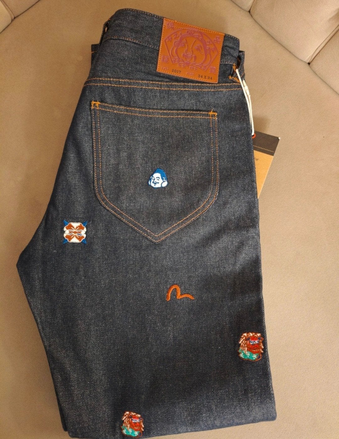 Evisu selvedge Custom Made Jeans - Nieuw met tags, Blauw, Nieuw, Ophalen of Verzenden, Evisu