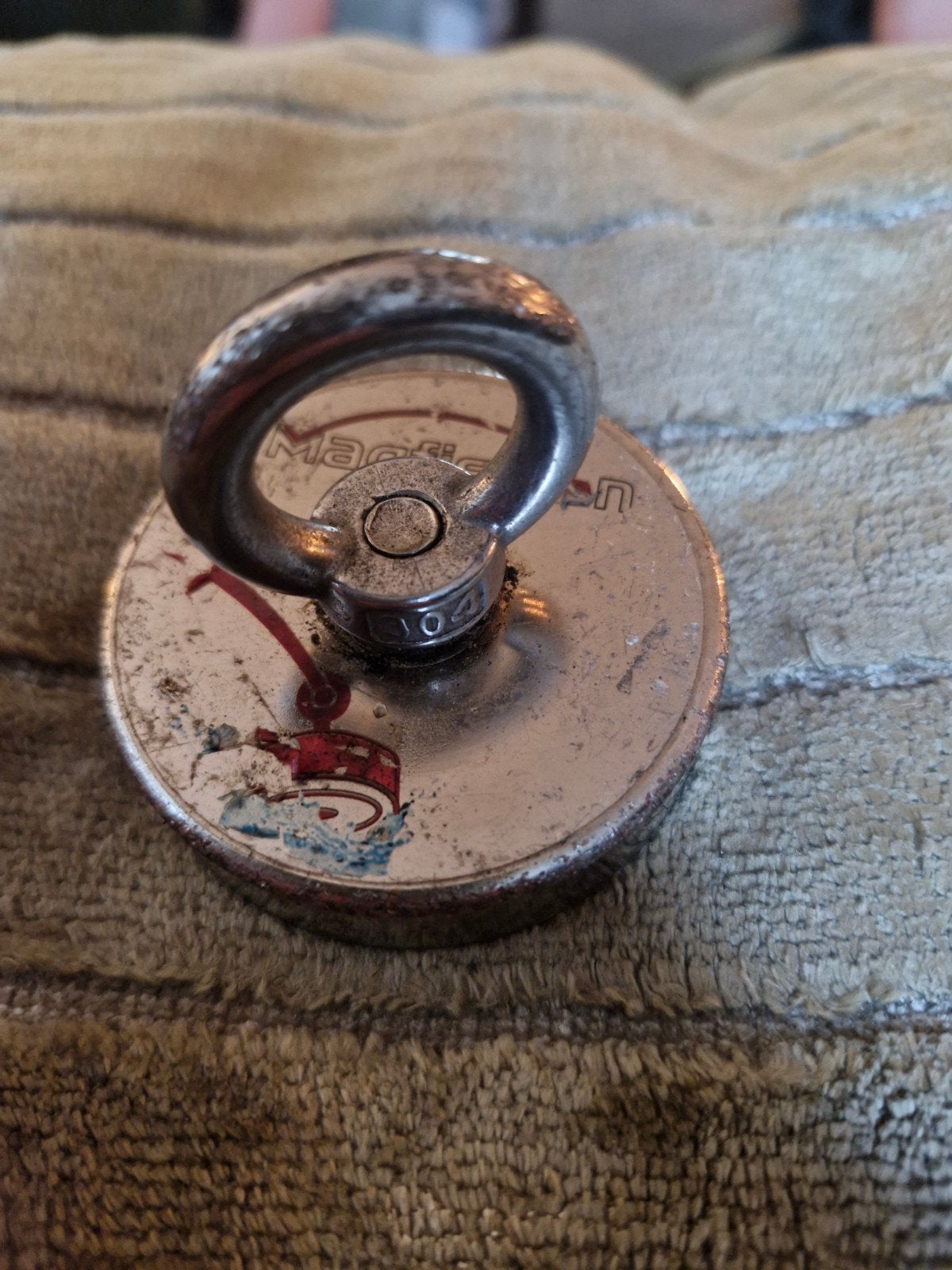 Sterke magneet voor magneetvissen, Ophalen, Gebruikt