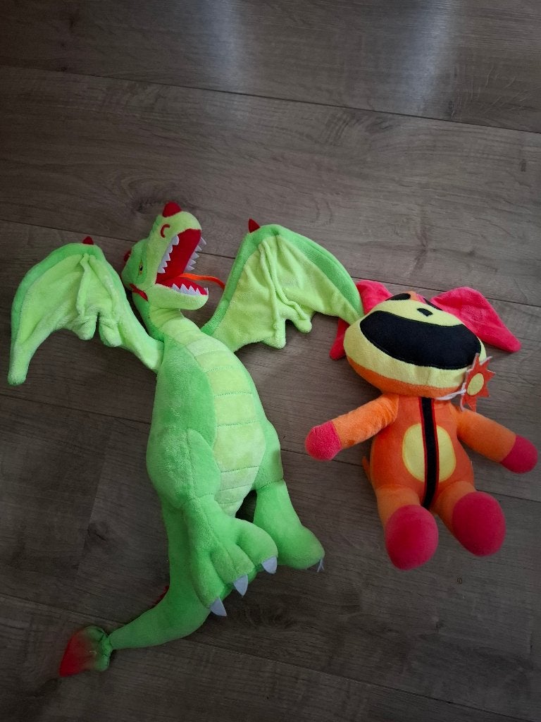Knuffel draak efteling, dogday knuffel, Kinderen en Baby's, Ophalen of Verzenden, Zo goed als nieuw, Overige typen
