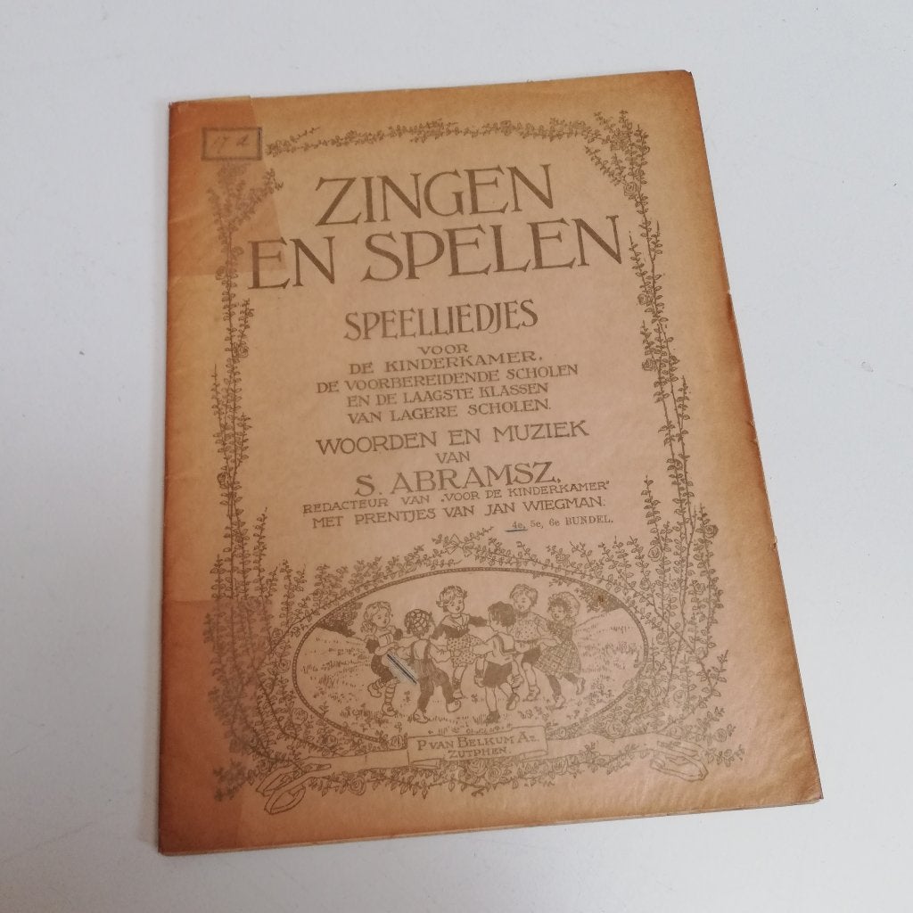 Zingen en spelen – Speelliedjes voor de kinderkamer, Gebruikt, Overige genres, Zang, Overige soorten