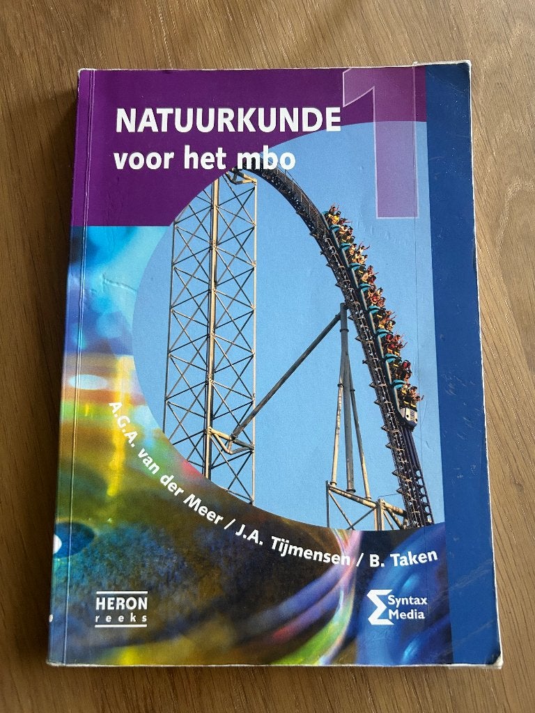 Natuurkunde voor het mbo, Ophalen of Verzenden, Beta, Zo goed als nieuw, MBO