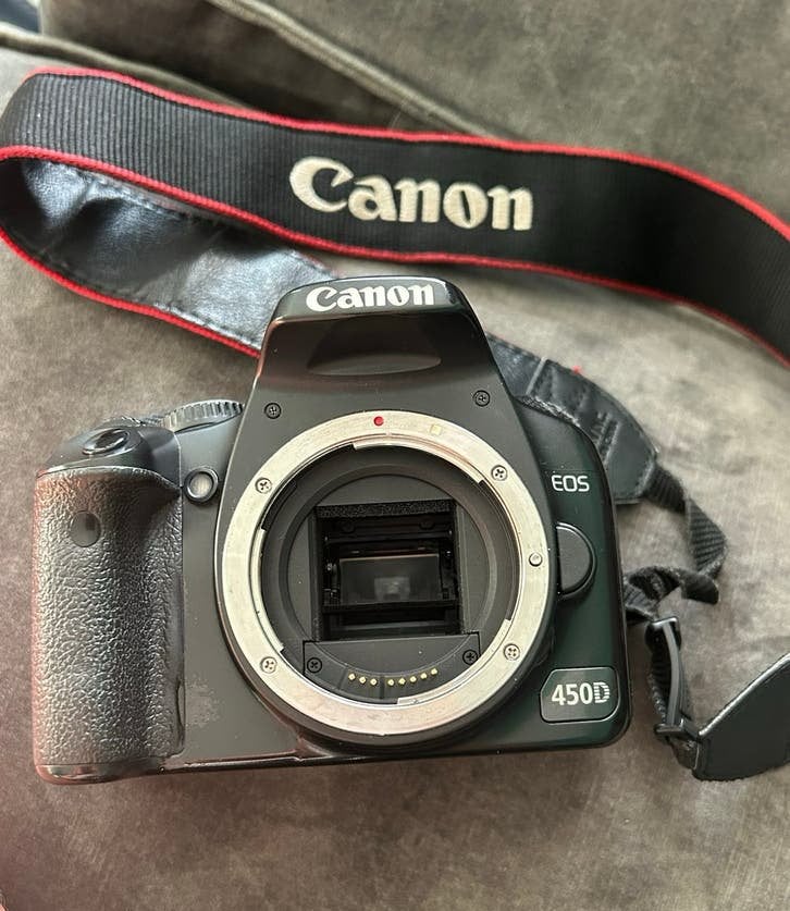 Canon EOS 450D Spiegelreflexcamera -, Ingebouwde flitser, Gebruikt, Spiegelreflex, Canon