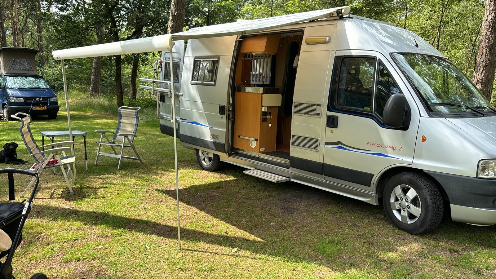 Fiat Trigano Eurocamp 2 Buscamper - Compleet Uitgerust, Caravans en Kamperen, Buscamper of Camperbus, Dakluik, Boiler, Diesel