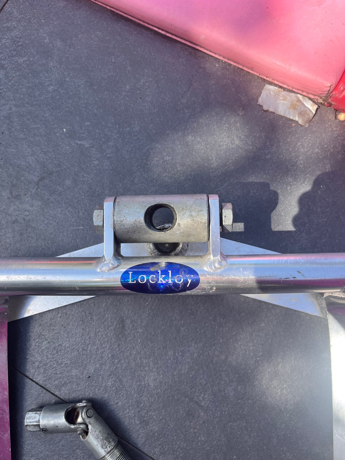 Lockloy Wielklem / Disselslot voor Caravan of Camper, Ophalen, Gebruikt