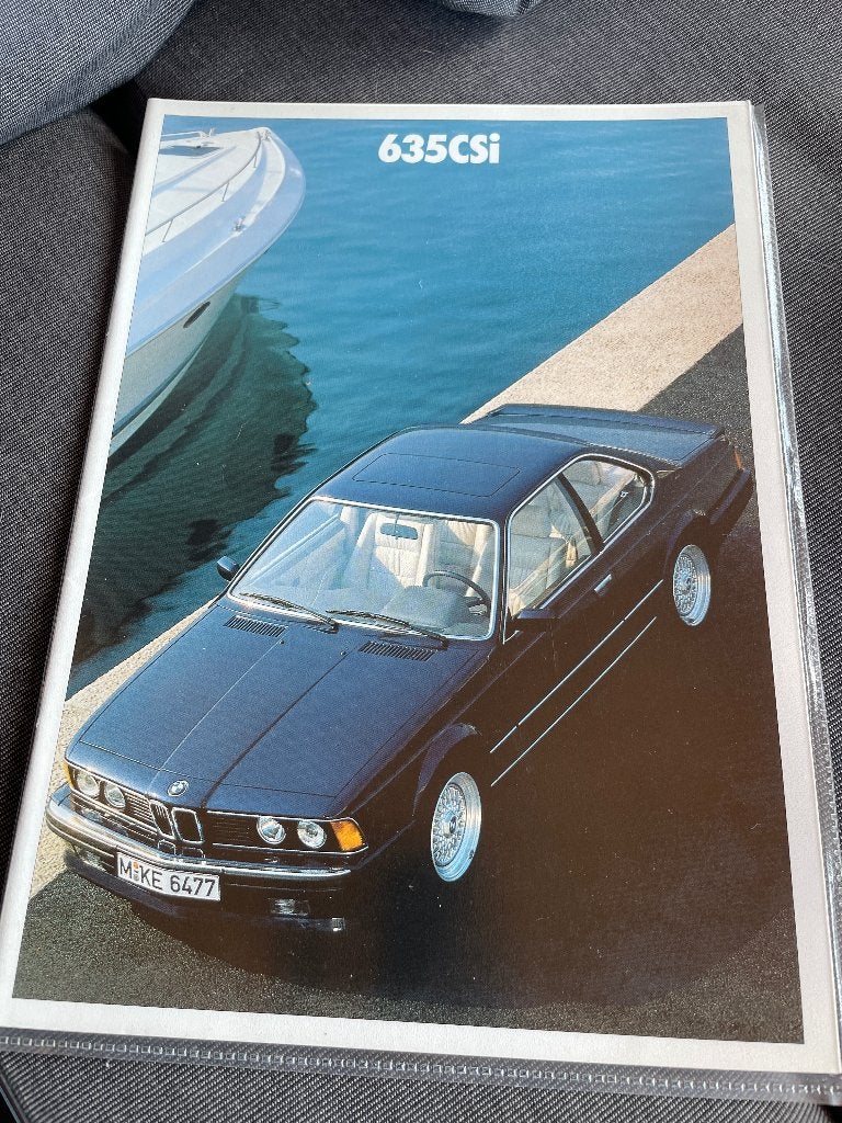 BMW 635i E24 brochure (1988) - Nieuwstaat, Nieuw, Ophalen of Verzenden, BMW, BMW AG