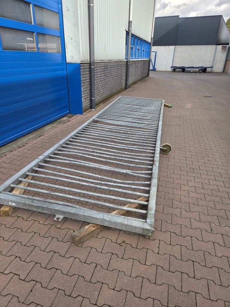 Verzinkt stalen draaihek, Ophalen, Gebruikt, IJzer, Spijlenhekwerk