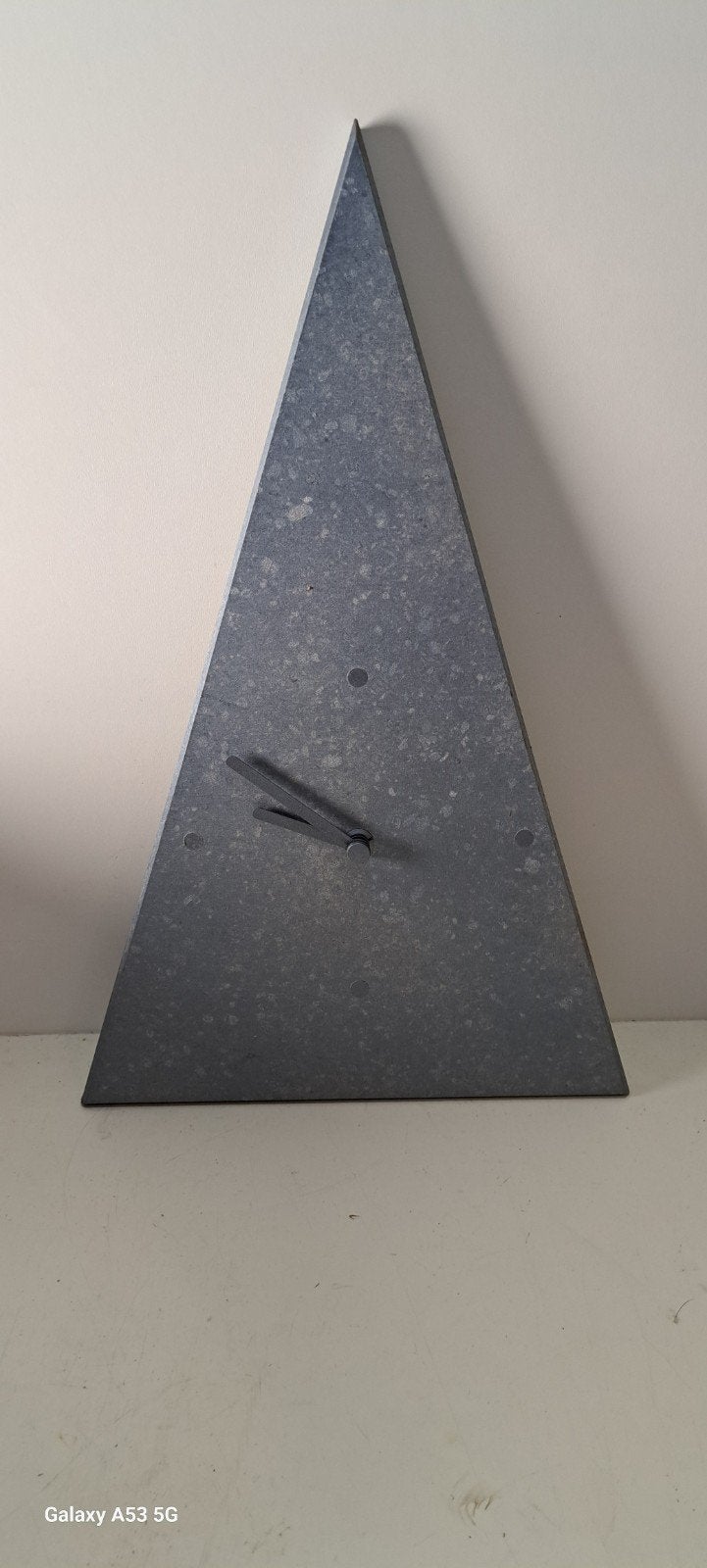 Vintage Hechinger Quartz wandklok West Germany hout, Ophalen of Verzenden