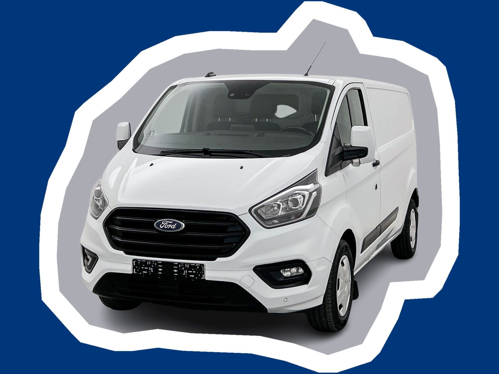Ford Transit Custom 300 2.0 TDCI L2H1 Navigatie Automaat Syn, Stof, Zwart, 4 cilinders, Met garantie (alle)