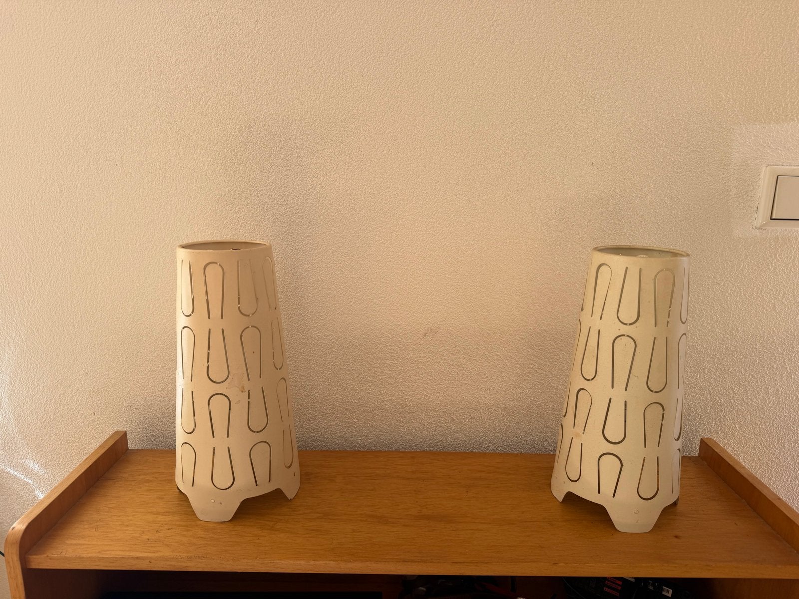 Vintage jaren 60/70 IKEA tafellampen - Set van 2, Ophalen of Verzenden, Gebruikt, IKEA, Vintage