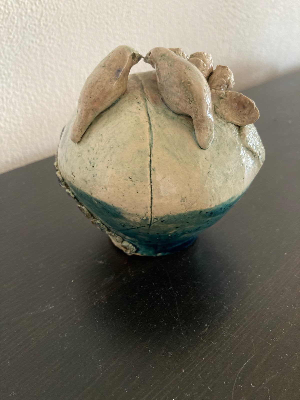 Keramisch kunstwerk van Mieke van Boekhout-Stok, Geglazuurd, Minder dan 20 cm, Ophalen of Verzenden, Steen of Keramiek