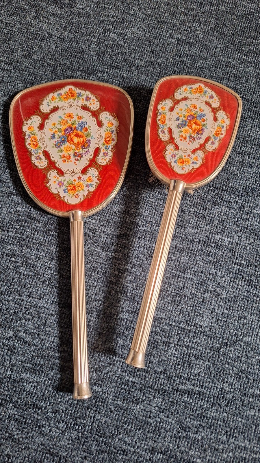 Vintage kaptafelset Engels, Antiek en Kunst, Ophalen of Verzenden, Ovaal, Minder dan 50 cm