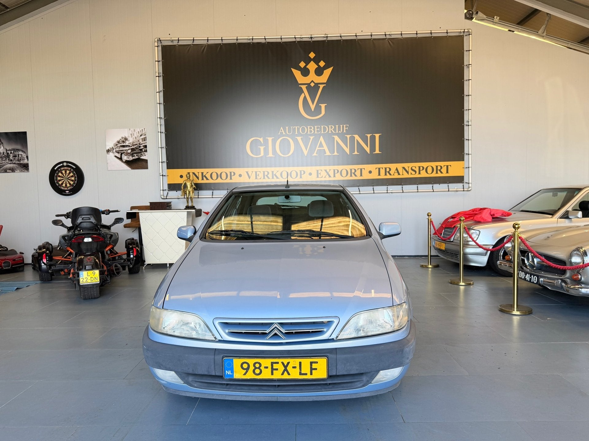 Citroen Xsara 1.6i Plaisir inruil mogelijk, 4 cilinders, Blauw, 49 €/maand, Bedrijf