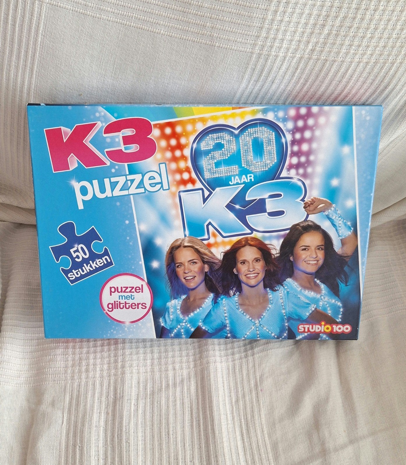 k3 puzzel 50 stukjes, Ophalen of Verzenden, 10 tot 50 stukjes, Zo goed als nieuw, 4 tot 6 jaar