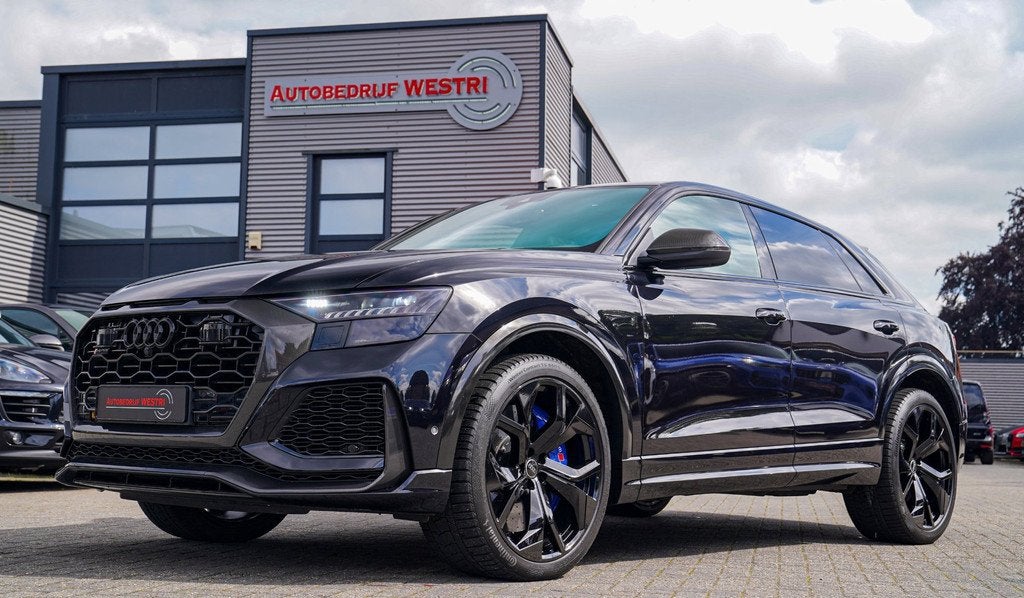 Audi RSQ8 4.0 TFSI RS Q8 Quattro | Massage | Carbon | Alcant, Auto's, Adaptive Cruise Control, Gebruikt, 600 pk, Zwart