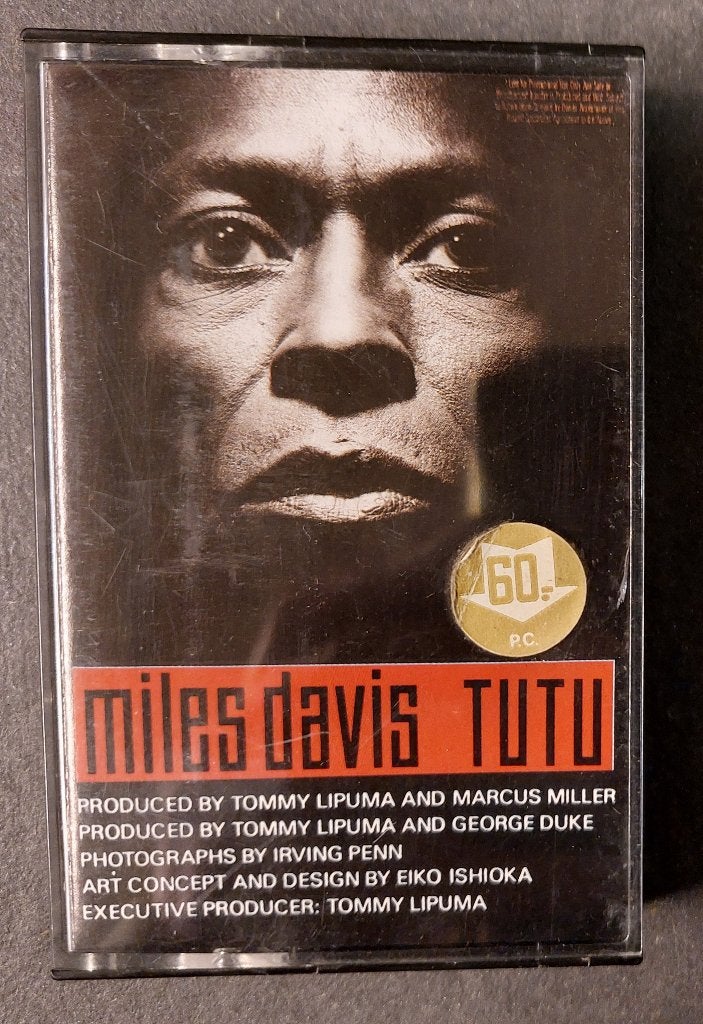 Miles Davis CASSETTE Tutu Indonesie ZELDZAAM, Gebruikt, Verzenden, 1 bandje, NvT