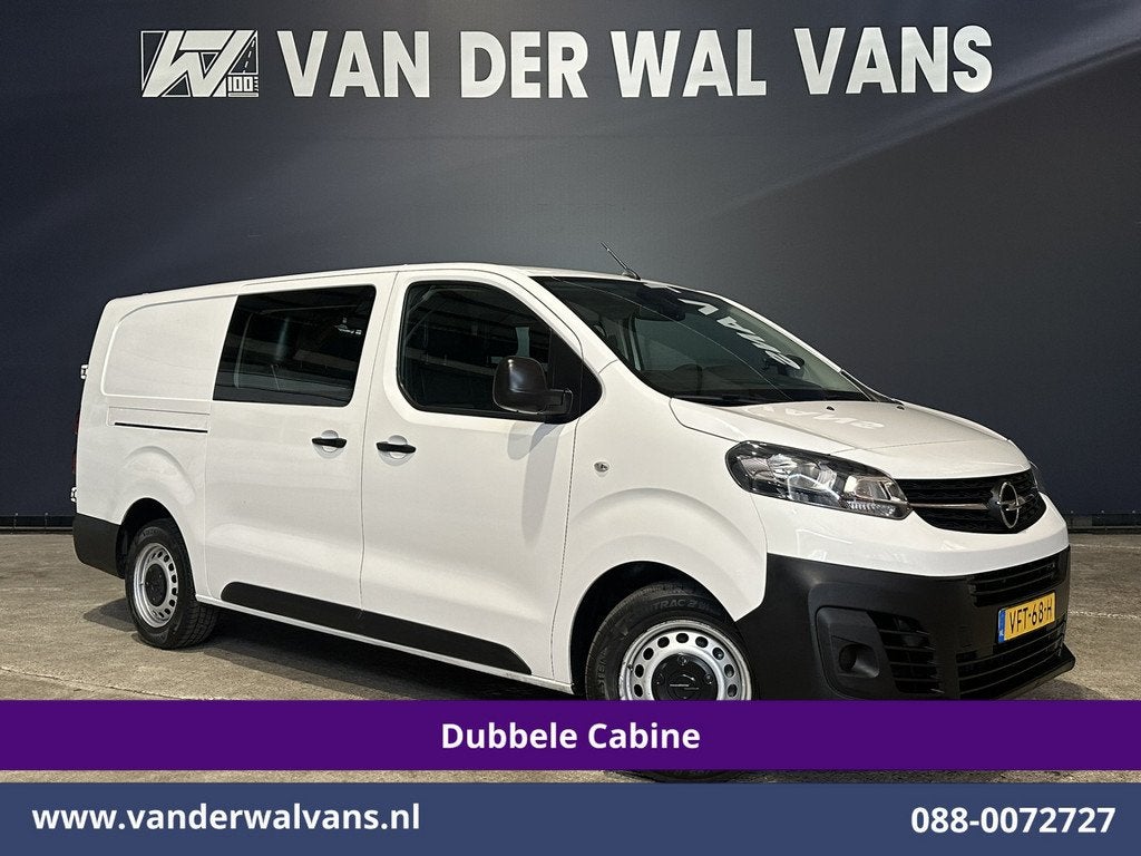 Opel Vivaro 2.0 CDTI 123pk L3H1 Dubbele Cabine Euro6 Airco |, Gebruikt, 4 cilinders, Origineel Nederlands, Bedrijf
