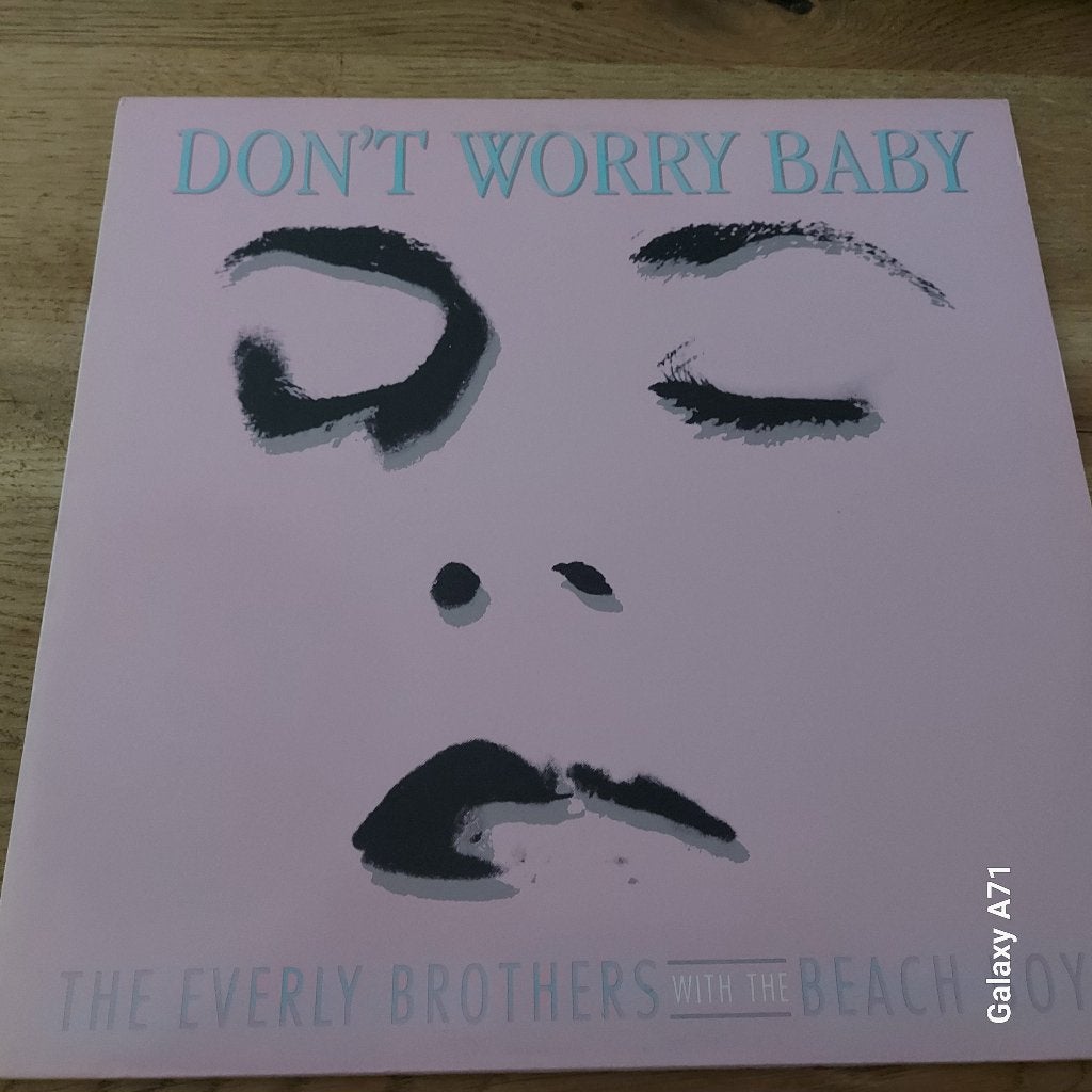 12" Maxisingel Everly Bros. & Beach Boys - Don't Worry Baby, Gebruikt, Pop, Ophalen of Verzenden, Beschermende buitenhoes