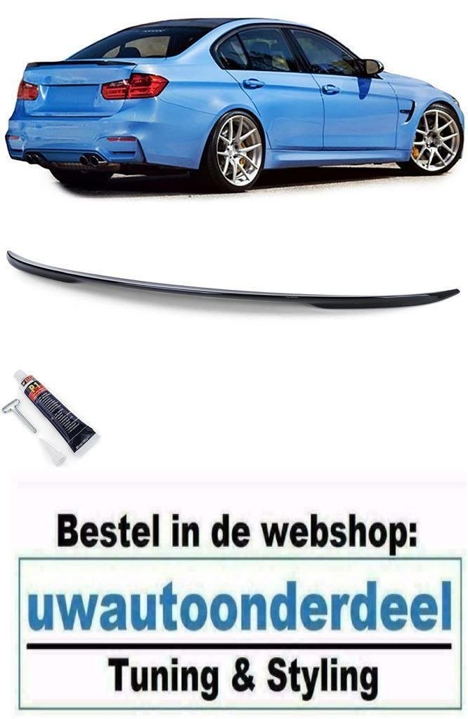 Spoiler Achterklep M3 glans Zwart Voor Bmw 3 Serie F30, Verzenden, Automotive Parts, A.parts@hotmail.nl, Trasmolenlaan 12 3447 GZ Woerden