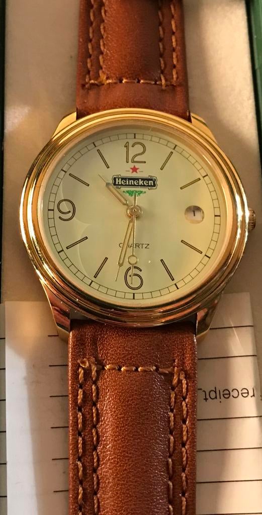 Nieuwe Heineken Horloge - Limited Edition, Ophalen of Verzenden, Nieuw, Overige typen, Overige merken
