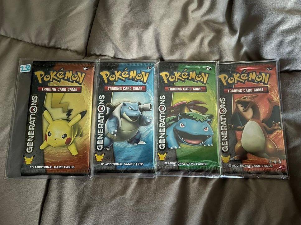 Pokémon Generations Booster Packs Art Set 20th Anniversary, Hobby en Vrije tijd, Verzamelkaartspellen | Pokémon, Ophalen of Verzenden