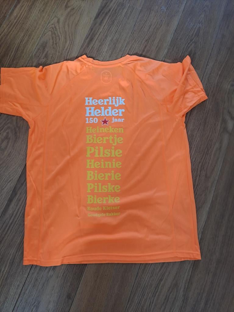 Heerlijk Helder Heineken T-shirt - Oranje, Onbekend, Maat 56/58 (XL), Oranje, Ophalen of Verzenden