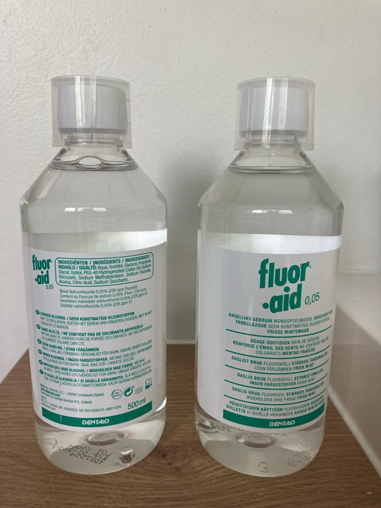 Fluor Aid 0.05 Mondspoelmiddel - 2x 500ml, Ophalen of Verzenden, Overige typen