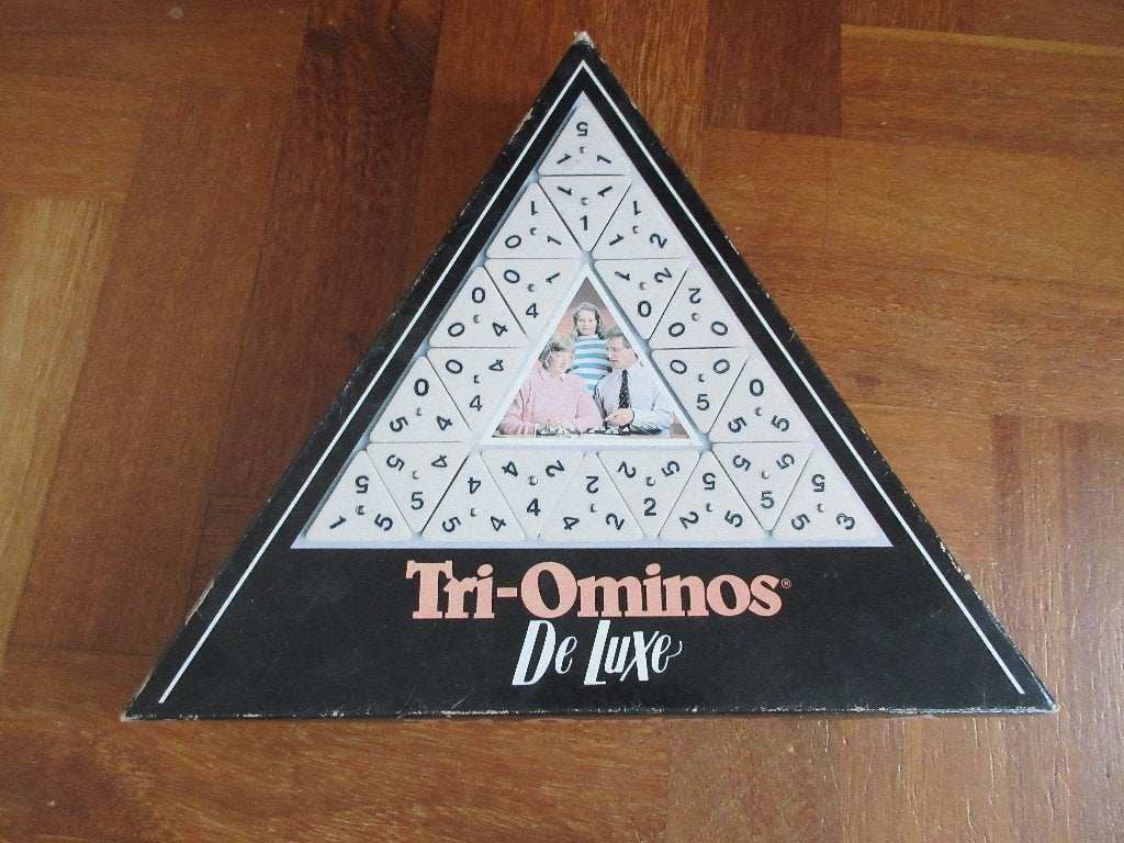 Trio-Ominos / triominos DeLuxe, Hobby en Vrije tijd, Gezelschapsspellen | Overige, Vijf spelers of meer, Ophalen of Verzenden
