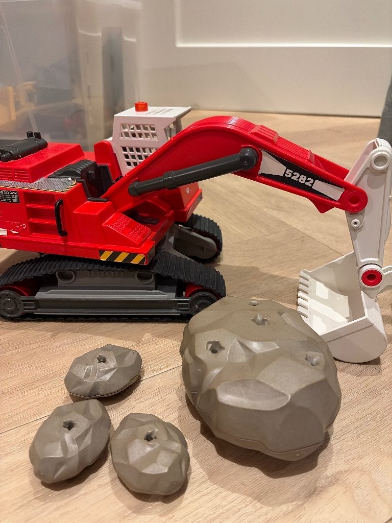 Playmobil grote graafmachine 5282, Gebruikt, Complete set, Voertuig, Ophalen of Verzenden