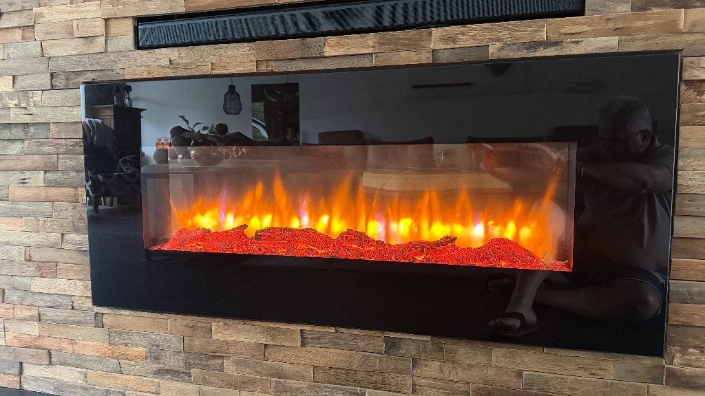Livin Flame Nottingham hanghaard, Ophalen, Gebruikt, Hangende haard, Elektrische haard