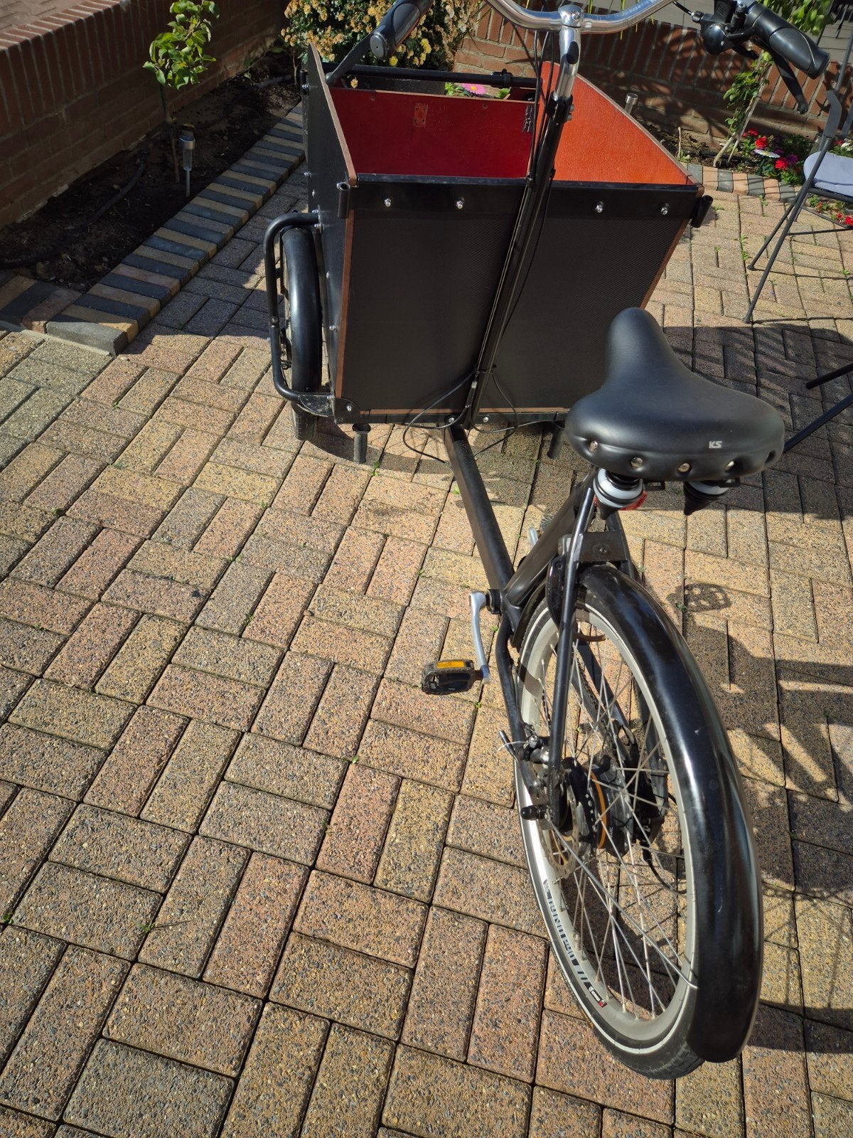 babboe big bakfiets, Ophalen, Gebruikt, 4 kinderen of meer