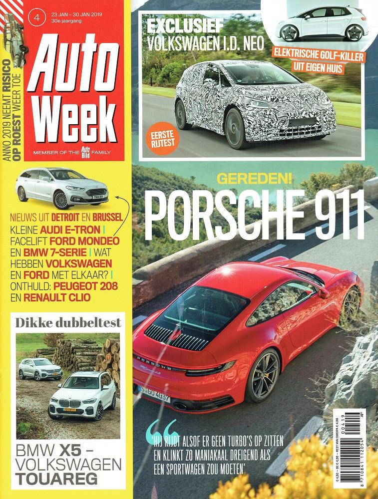 Autoweek 2019 nr. 4 (o.a. BMW X5 & Volkswagen Touareg), Verzenden, Gelezen, Algemeen