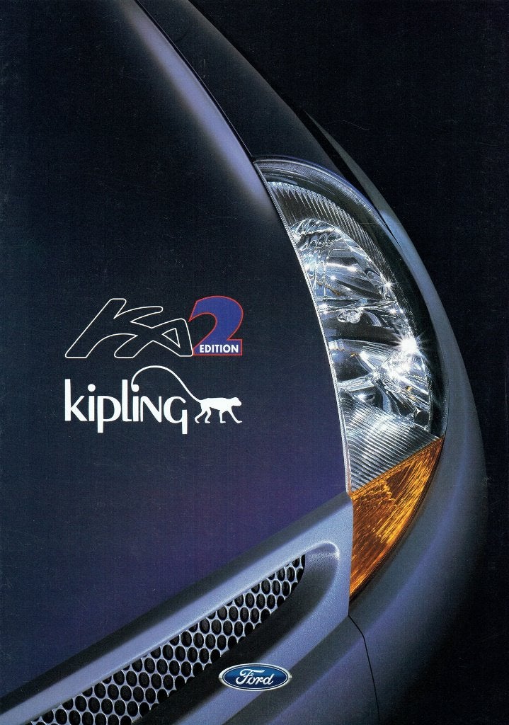 Folder Ford Ka Edition 2 Kipling (Belgische uitgave - 1997), Verzenden, Gelezen, Ford