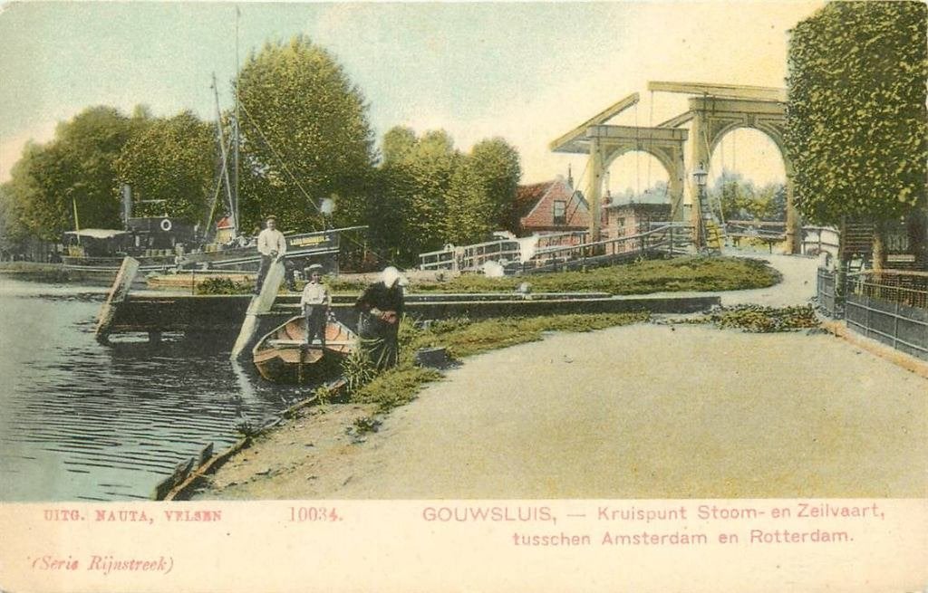 388-287-039 Alphen ad Rijn Gouwsluis, Verzenden, Voor 1920, Zuid-Holland