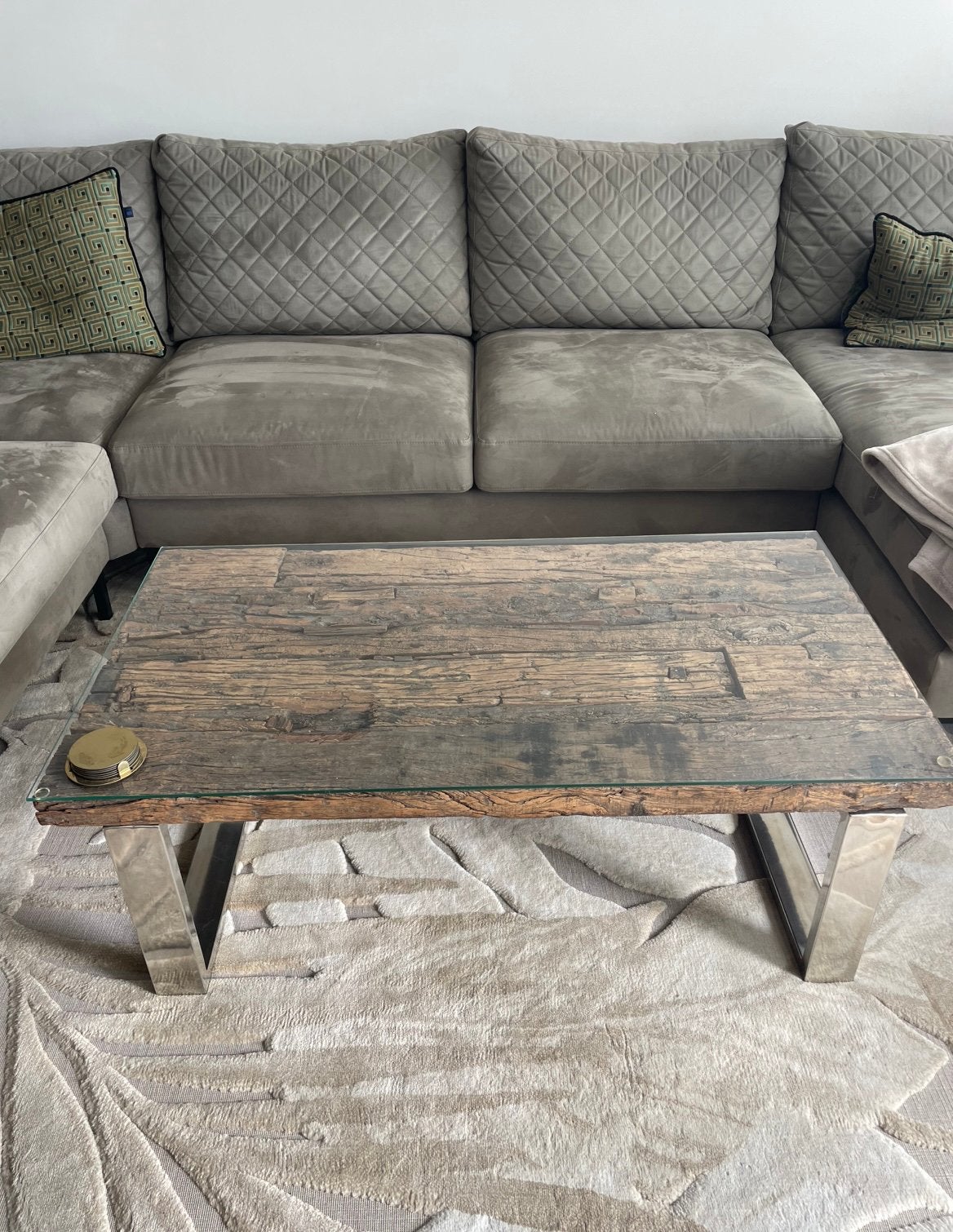 Richmond salontafel, Huis en Inrichting, Ophalen, Overige materialen, 100 tot 150 cm, Romantisch