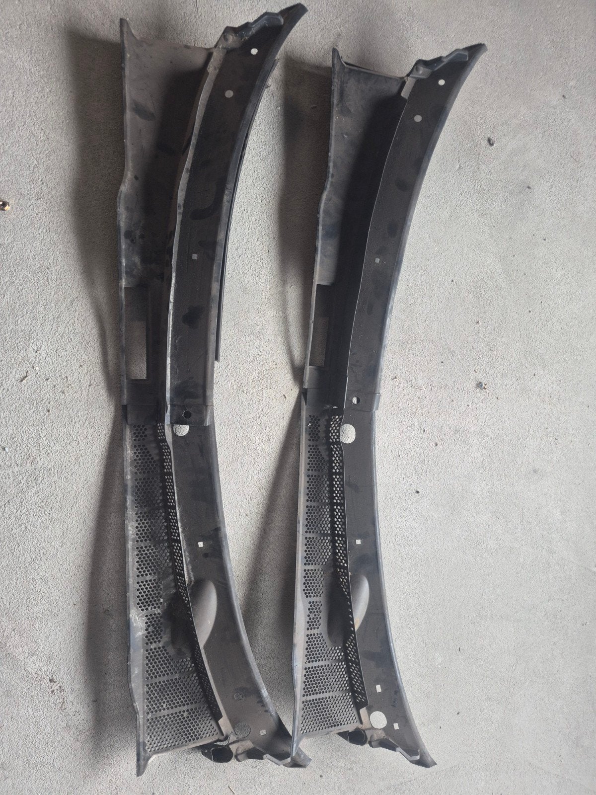 Parafaan voor Golf 3 - 2 stuks met intact rubber, Auto-onderdelen, Ophalen, Voor, Volkswagen, Bumper