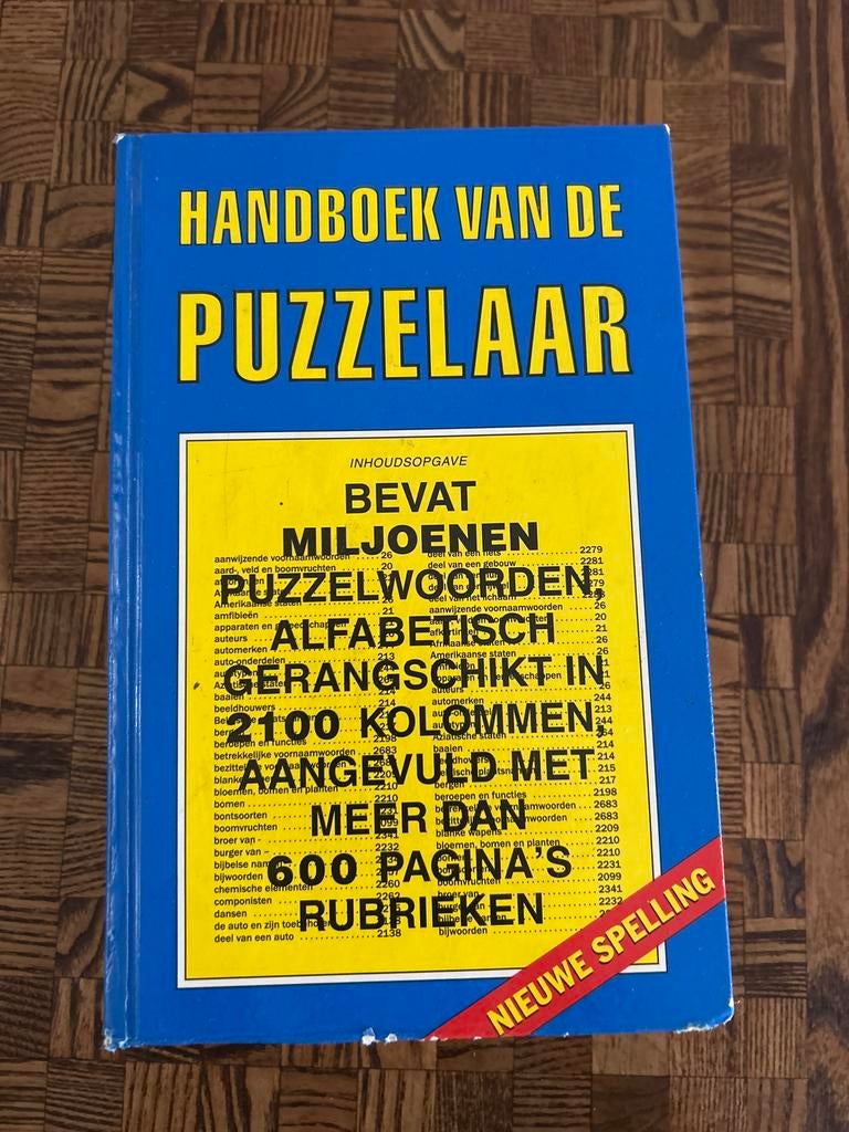 Handboek van de Puzzelaar - Nieuwe Spelling, Ophalen of Verzenden, Zo goed als nieuw