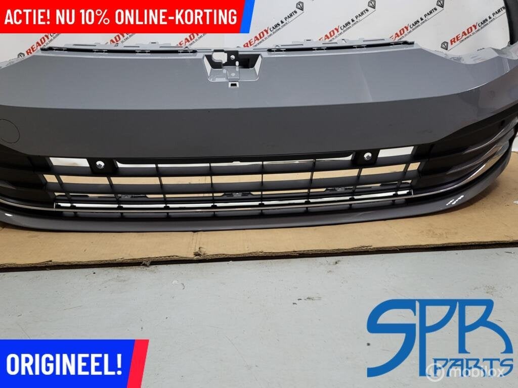 GOLF 8 VIII LA7C STYLE Voorbumper CHROOM GRILL 5H0807221J, Nieuw, Ophalen of Verzenden, Bumper