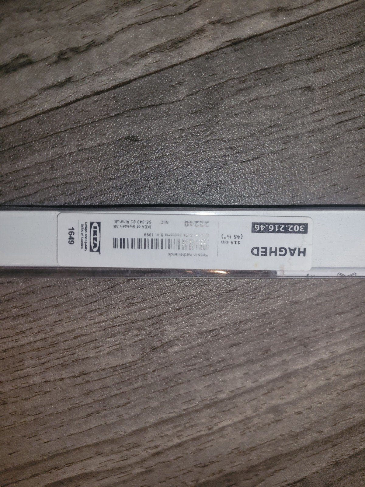 IKEA HAGHED LED-lichtstrip 110 cm, nieuw in verpakking, Ophalen, Minder dan 50 cm, 100 tot 150 cm, Modern, Functioneel